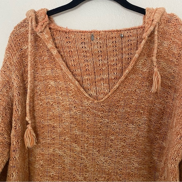 Hoodie Sweatshirt Adult Orange Boho See Measurements - Picture 2 of 3